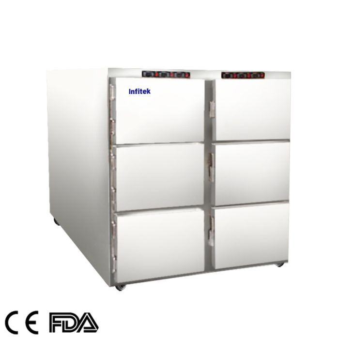 Refrigerador para cadáveres, MCFR-6000 (6 cadáveres)