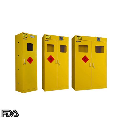 Gabinete de almacenamiento de cilindros de gas, serie GCSC9