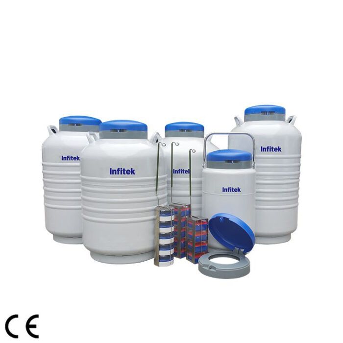 Tanque de nitrógeno líquido de laboratorio LNC Serie L 01