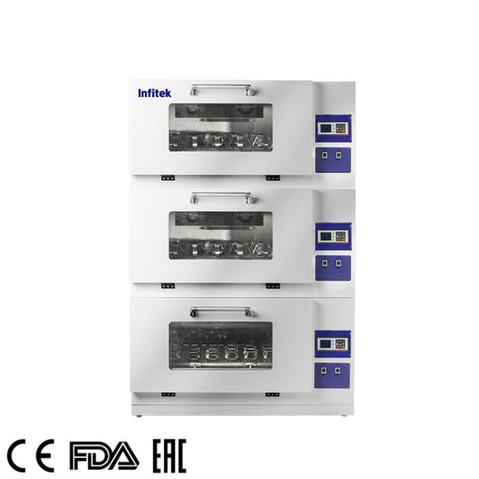 Incubadora con agitación apilable, ICB-2S200 y SHK-L70