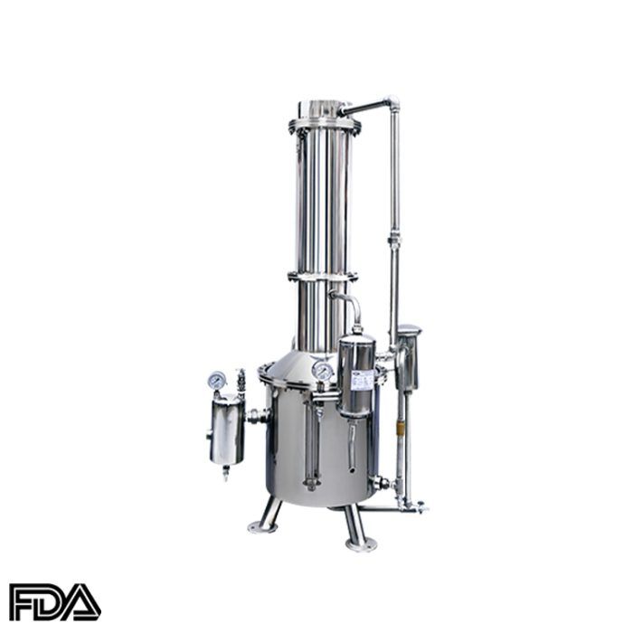 Destilador de agua redestilada por vapor de torre de acero inoxidable, serie WDST-T