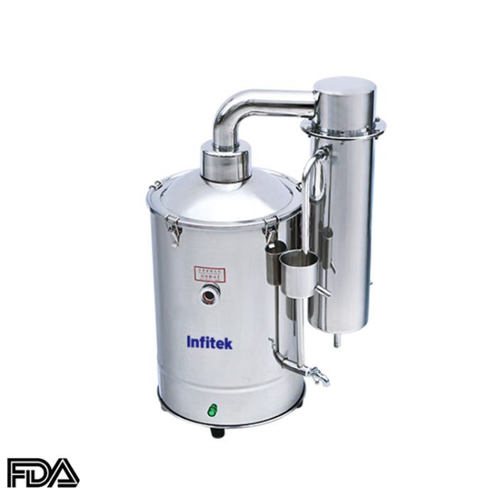 Destilador de agua de acero inoxidable, WDST-20E