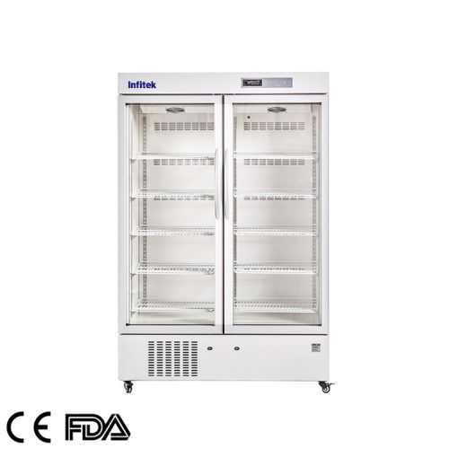 Refrigerador farmacéutico de doble puerta de 2 a 8 °C, PR5-1000