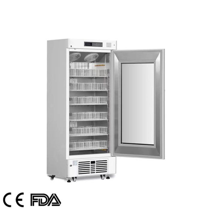 Refrigerador de banco de sangre de una puerta, BR4-370