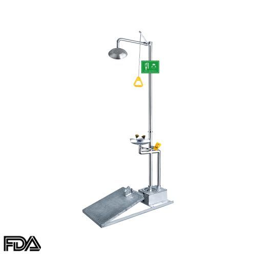 Ducha de emergencia anticongelante y lavaojos, EEWS-326