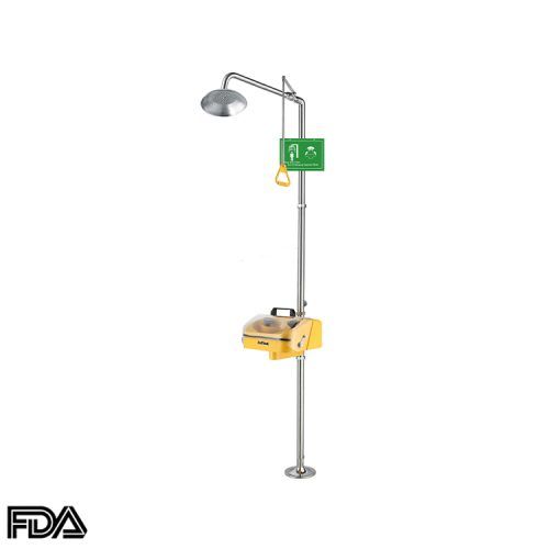 Estación combinada de ducha y lavado de ojos y rostro, EEWS-313