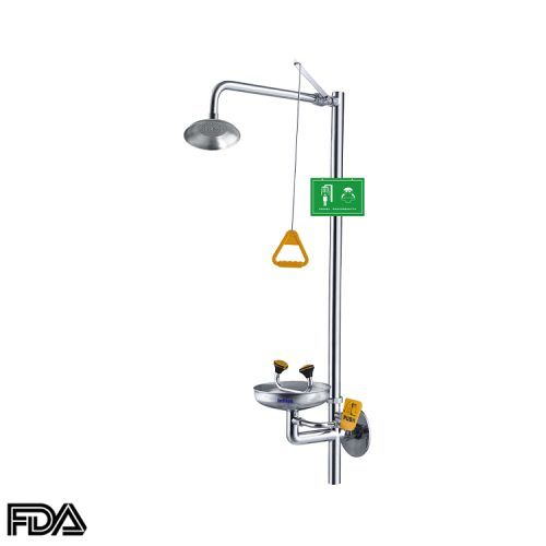 Estación combinada de ducha y lavado de ojos y rostro, EEWS-320