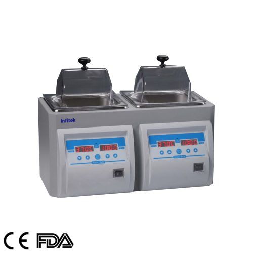 Baño de agua con termostato y dos tanques, WB-1R2H-4R
